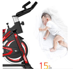 Spin Exercise Bike Training Bicycle with Adjustable Resistance - The Shopsite
