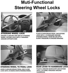 Car Steering Lock Universal Fit Steering Arm Lock - The Shopsite