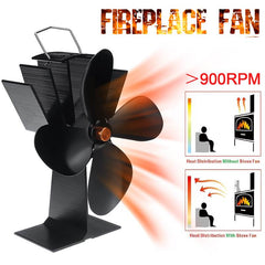 Heat Powered Stove Fan - The Shopsite