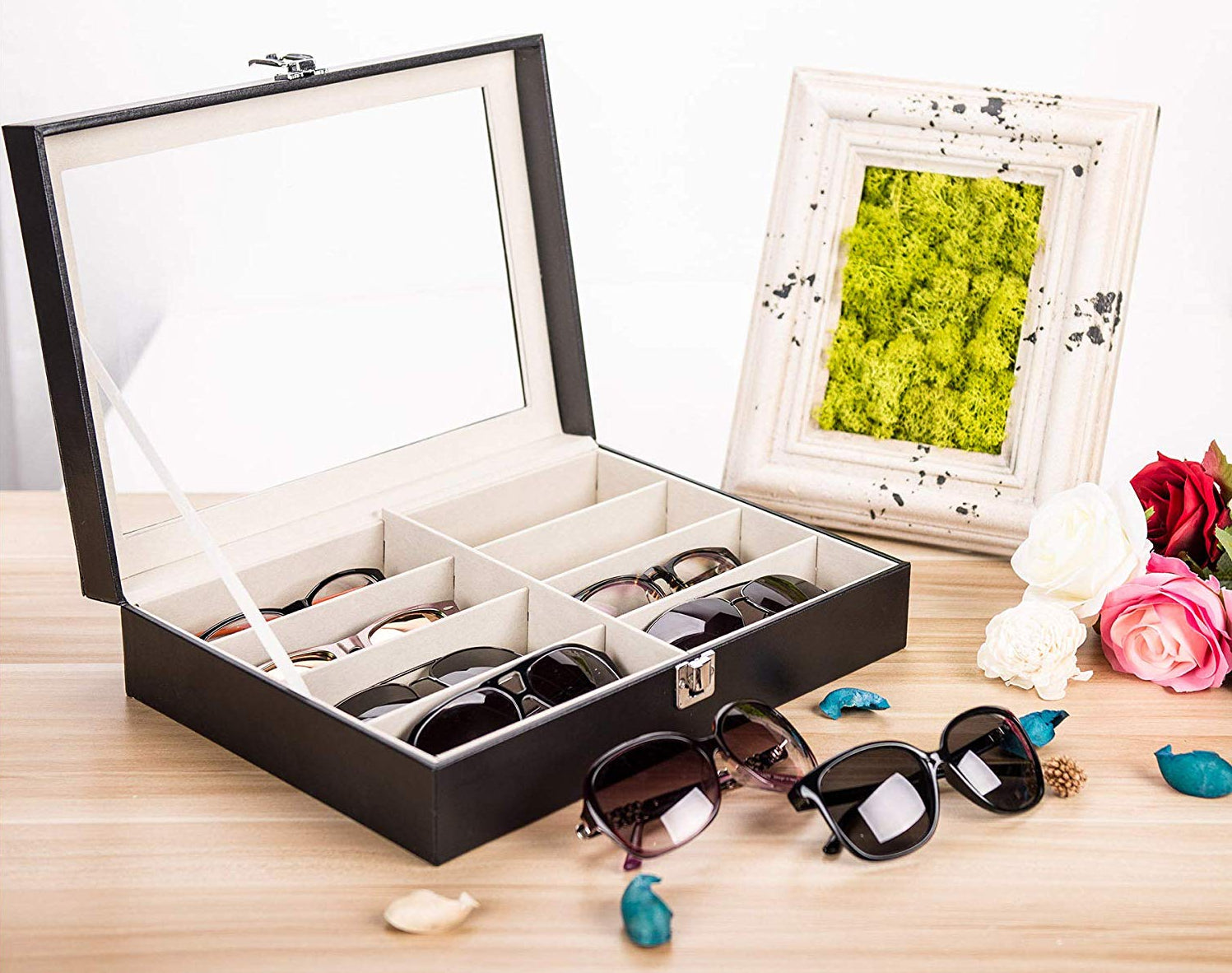 Sunglasses Case Organizer Eyeglasses Storage Box - The Shopsite