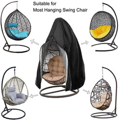 Patio Hanging Egg Chair Cover Swing Chair Cover With Zip - The Shopsite