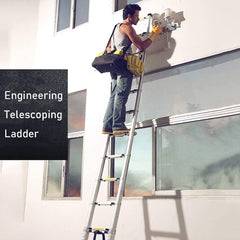 Telescopic Ladder 3.2m Multi-Purpose Aluminium Telescoping - The Shopsite