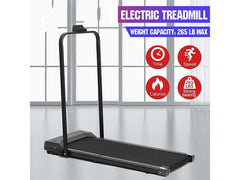 Folding Treadmill, Household Flat Treadmill, Foldable Mini Treadmill, Fitness Equipment Mute - The Shopsite
