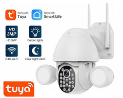 Tuya Security Camera Wireless Wifi Infrared Night Vision With Security Light 1080P Full Hd 3MP - The Shopsite