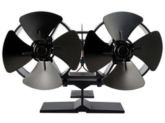 8 Blades Stove Fan Heat Powered Stove Fan - The Shopsite