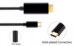 Usb C To Hdmi Cable 1.8m for macbook, chrome book - The Shopsite