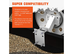 Trailer Wheel Bracket Spare Tire Carrier with Lock - The Shopsite