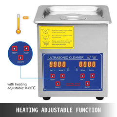Ultrasonic Cleaner 2L Jewellery Cleaner - The Shopsite