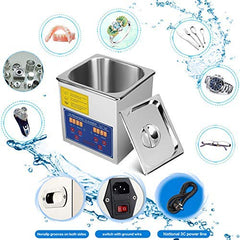 Ultrasonic Cleaner 4.5L Jewellery Cleaner with timer - The Shopsite