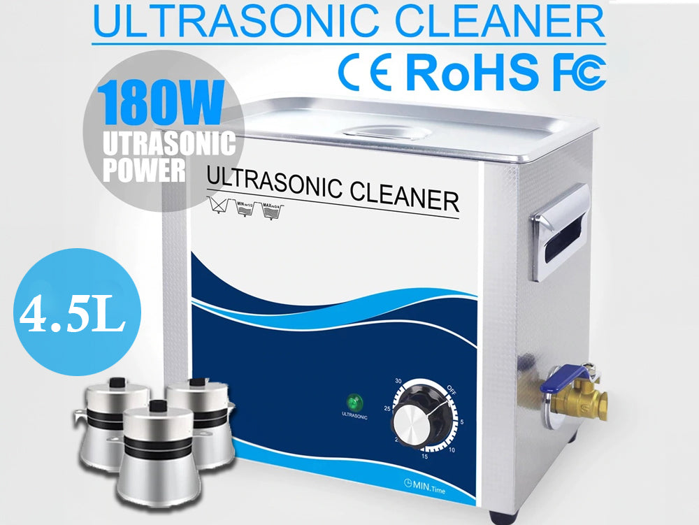 Ultrasonic Cleaner 4.5 Litre Heated