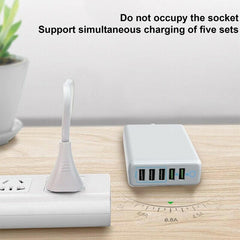 5-port mobile phone charger, Smart USB charger,QC fast charging - The Shopsite