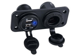 Car Plug Lighter Socket Usb Ports 12V - The Shopsite