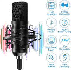 Usb Condenser Microphone Mic With Stand - The Shopsite