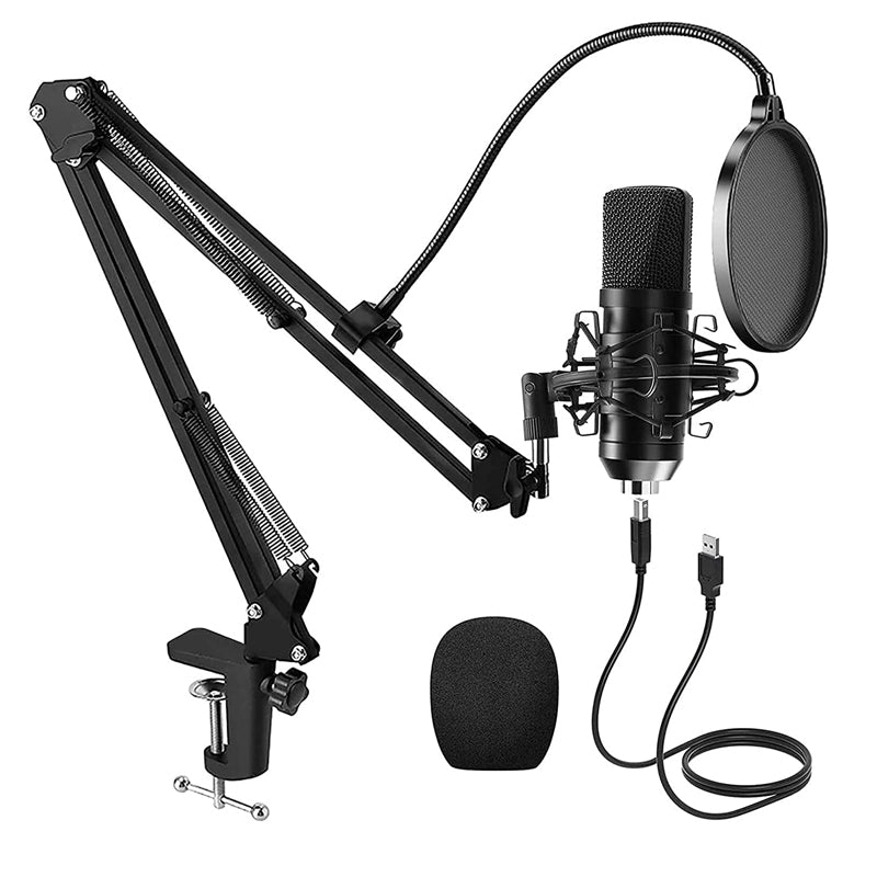 Usb Condenser Microphone Mic With Stand - The Shopsite