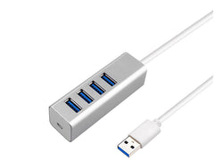 USB HUB USB 3.0 USB HUB with 4 Ports Aluminum - The Shopsite