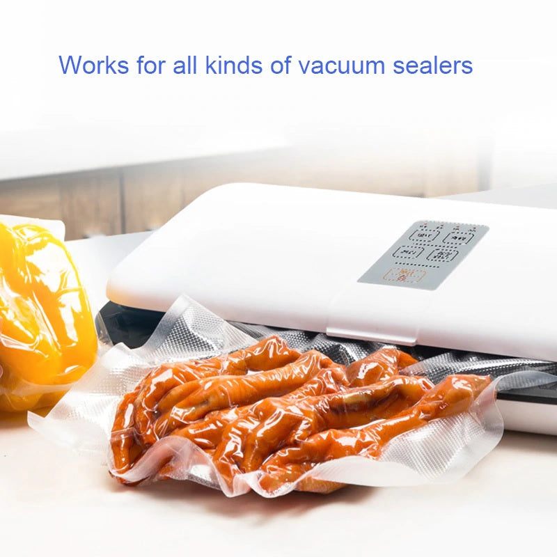 Vacuum Sealer Rolls Vacuum Sealer Bag Roll Food Storage Bags Saver Clear - The Shopsite