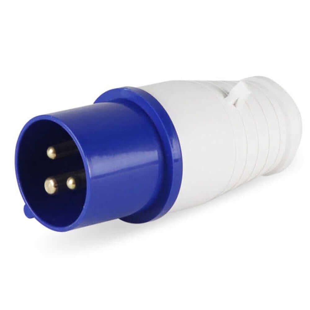 Caravan Lead Connector Plug (Male) 16A Ip44 Industrial Ip44 Weatherproof - The Shopsite