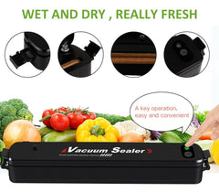 Vacuum Sealer With 15Pcs Bag plus 28cm roll - The Shopsite