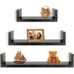 Wall Shelf Wall Shelves 3PCs/Set Floating Display Shelf - The Shopsite