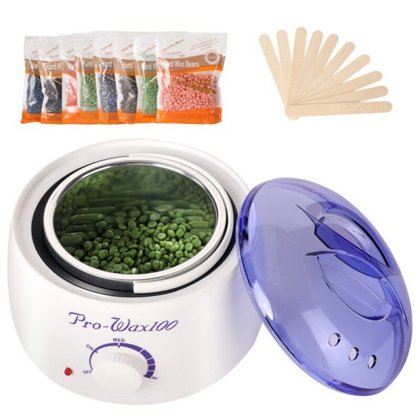 Wax Machine Wax Warmer Kit Hair Remover with Wax Beans - The