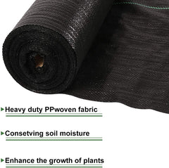 Weed Mat Garden Weed Barrier Landscape Fabric Durable & Heavy-Duty Weed Block Gardening Mat - The Shopsite