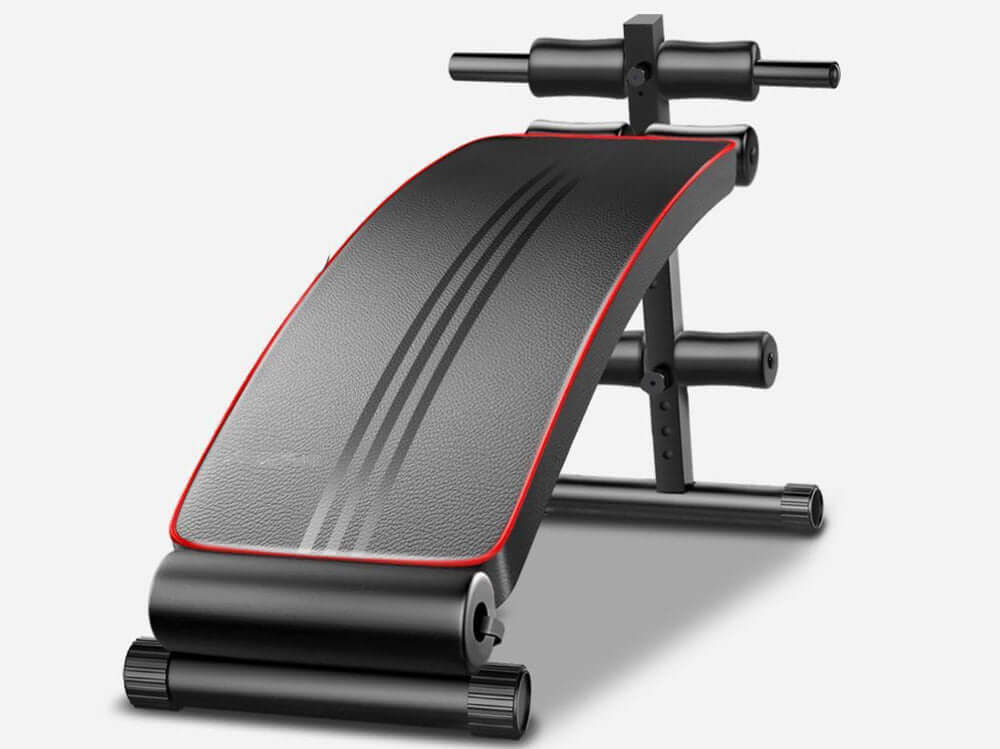 Ab Crunch Coaster Sit Up Bench 2 In 1 Fitness Equipment - The Shopsite