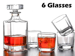 Whiskey Decanter 6 Glasses - The Shopsite