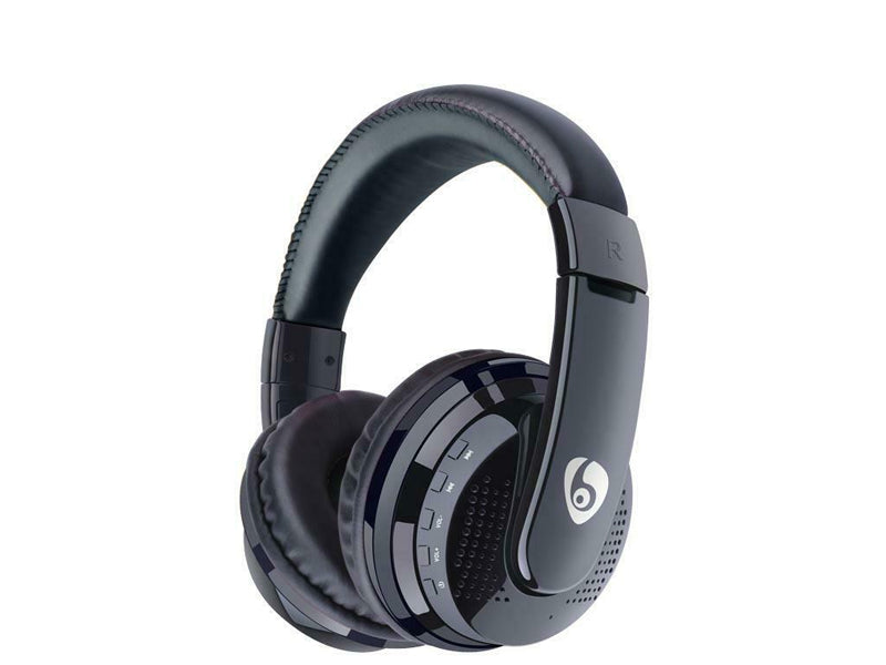Wireless Headphones Wireless Bluetooth Music Headphones With Mic Noise Canceling - Black - The Shopsite
