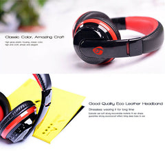 Wireless Headphones Wireless Bluetooth Music Headphones With Mic Noise Canceling - Black - The Shopsite