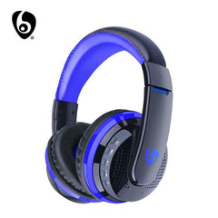 Wireless Headphones Wireless Bluetooth Music Headphones With Mic Noise Canceling - Blue - The Shopsite