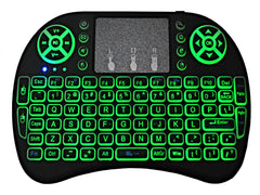 Wireless Keyboard Mini Wireless Keyboard With Touchpad Mouse Combo Qwerty Keypad,Rechargeable Handheld Keyboard Remote - The Shopsite