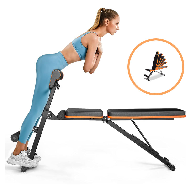 Workout Weight Bench Sit Up Bench 200Kg Capacity Folding Home Gym