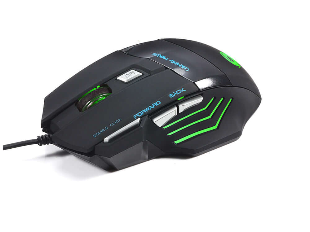 Gaming Mouse Optical Gaming Mouse 5500Dpi Resolution With Seven Buttons 1.5M Cable - The Shopsite