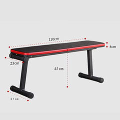 Weight Bench Sit Up Bench Dumbbell Bench 110 * 31 * 41cm - The Shopsite