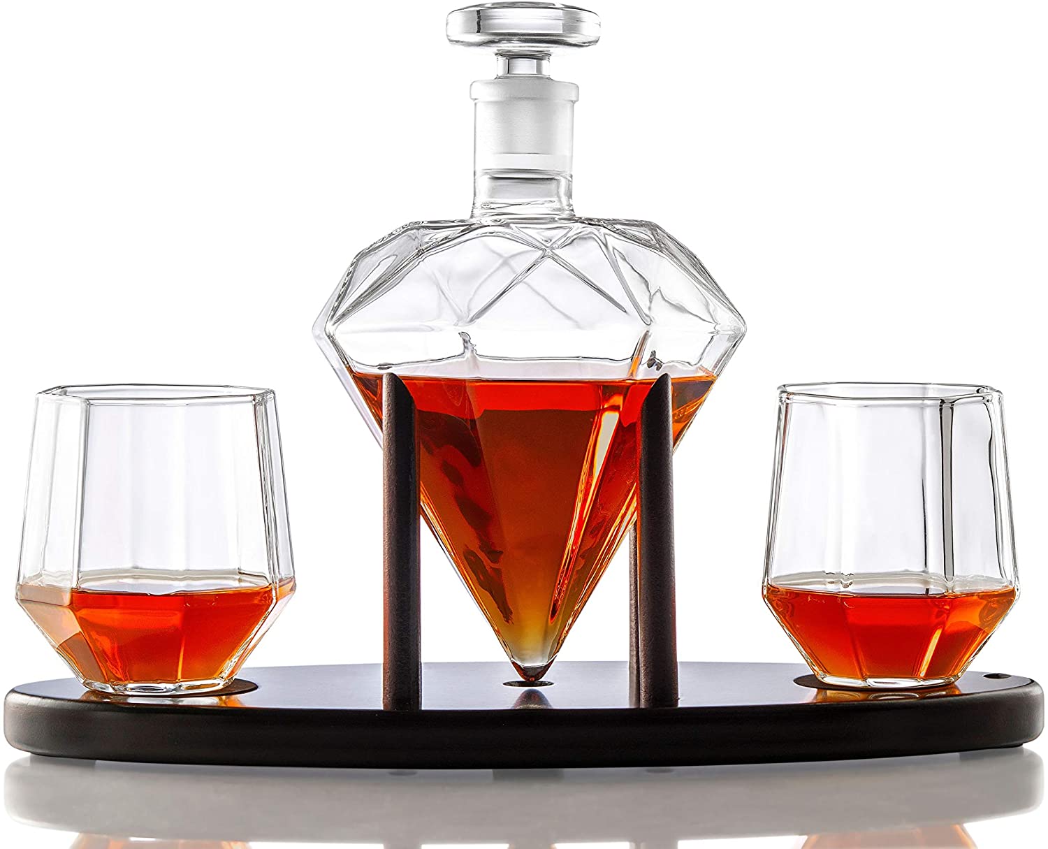Whiskey Decanter With Two Glass - The Shopsite