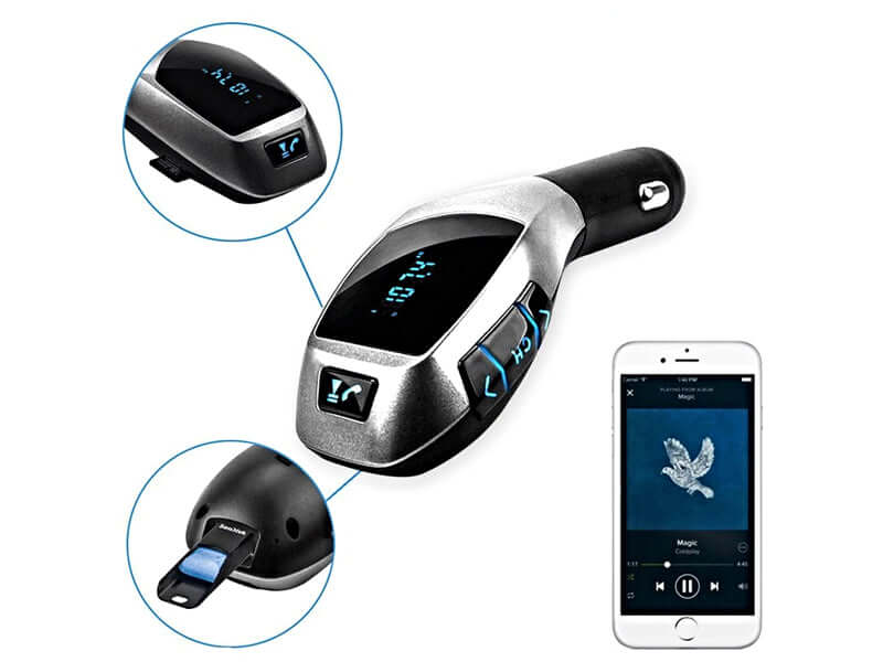 Car Bluetooth Receiver Fm Transmitter - The Shopsite