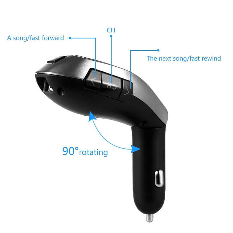 Car Bluetooth Receiver Fm Transmitter - The Shopsite