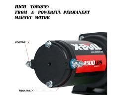 Electric Winch 12V 4500lbs - The Shopsite