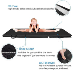Gymnastics Mat 5cm thick Black - The Shopsite