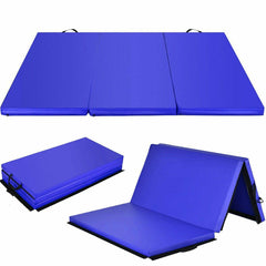 Gymnastics Mat Exercise Mat 5cm thick Dark Blue - The Shopsite