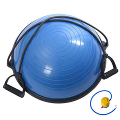 Trainer Exercise Yoga Half Balance Ball With Resistance Bands - The Shopsite